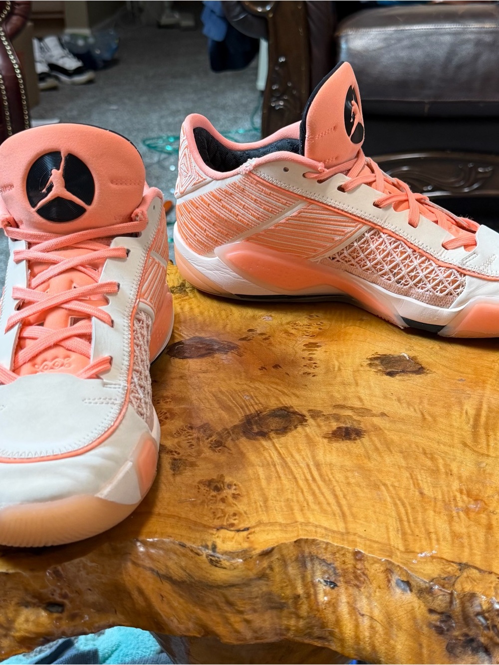 Air Jordan 38 Low 'Crimson Tint' Men's 9.5 / Women's 11 - Picture 6 of 8